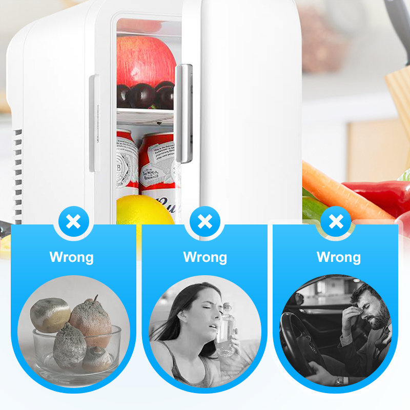 Synapik 4L Mini Car Refrigerator - Portable Cooling Solution for Travel