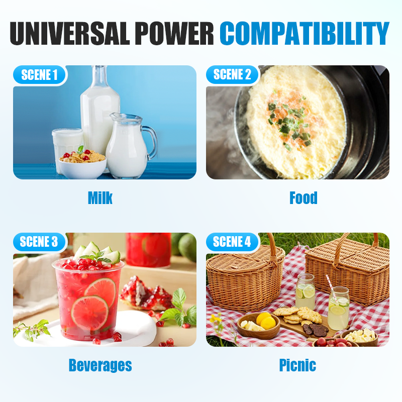 Synapik 4L Mini Car Refrigerator - Portable Cooling Solution for Travel