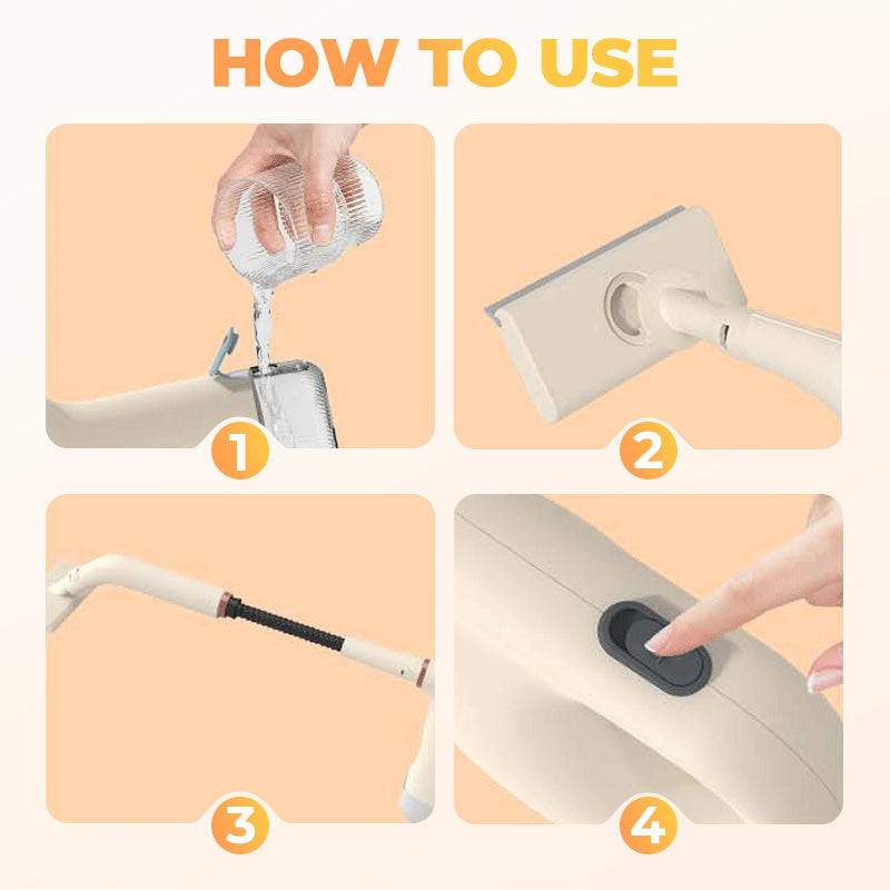 Synapik Portable Steam Cleaner for Versatile Deep Cleaning Solutions