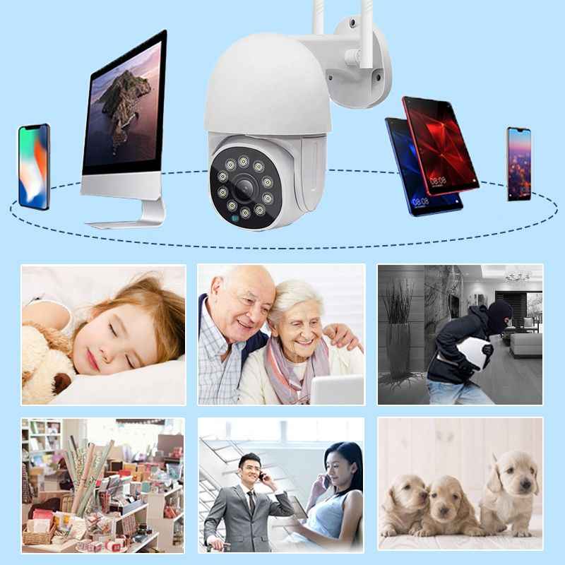 Synapik Waterproof wireless smart security camera