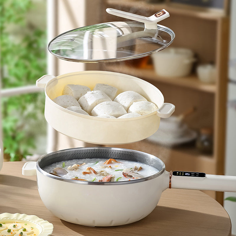 Synapik Non-stick Electric Wok for Effortless Cooking and Stir-Frying