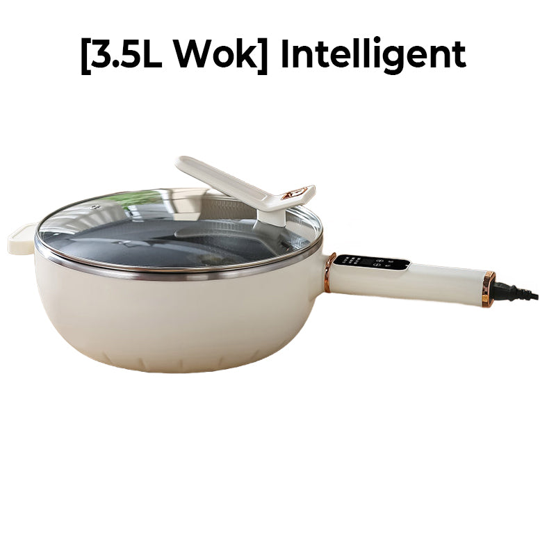 Synapik Non-stick Electric Wok for Effortless Cooking and Stir-Frying