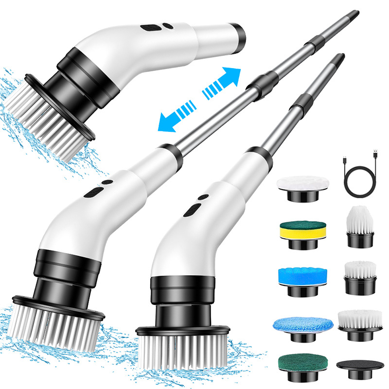 Synapik Multifunctional Electric Cleaning Brush 12-Piece Set