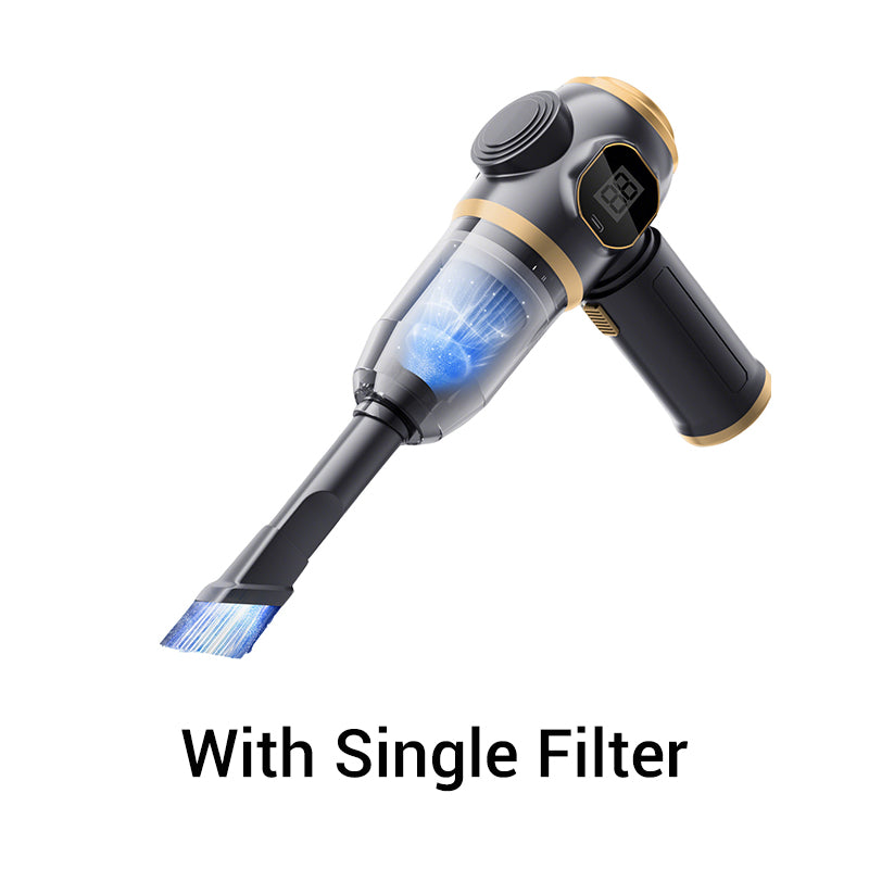 Synapik Wireless Handheld Car Vacuum Cleaner Set - Multi-Function Design for Ultimate Cleanliness