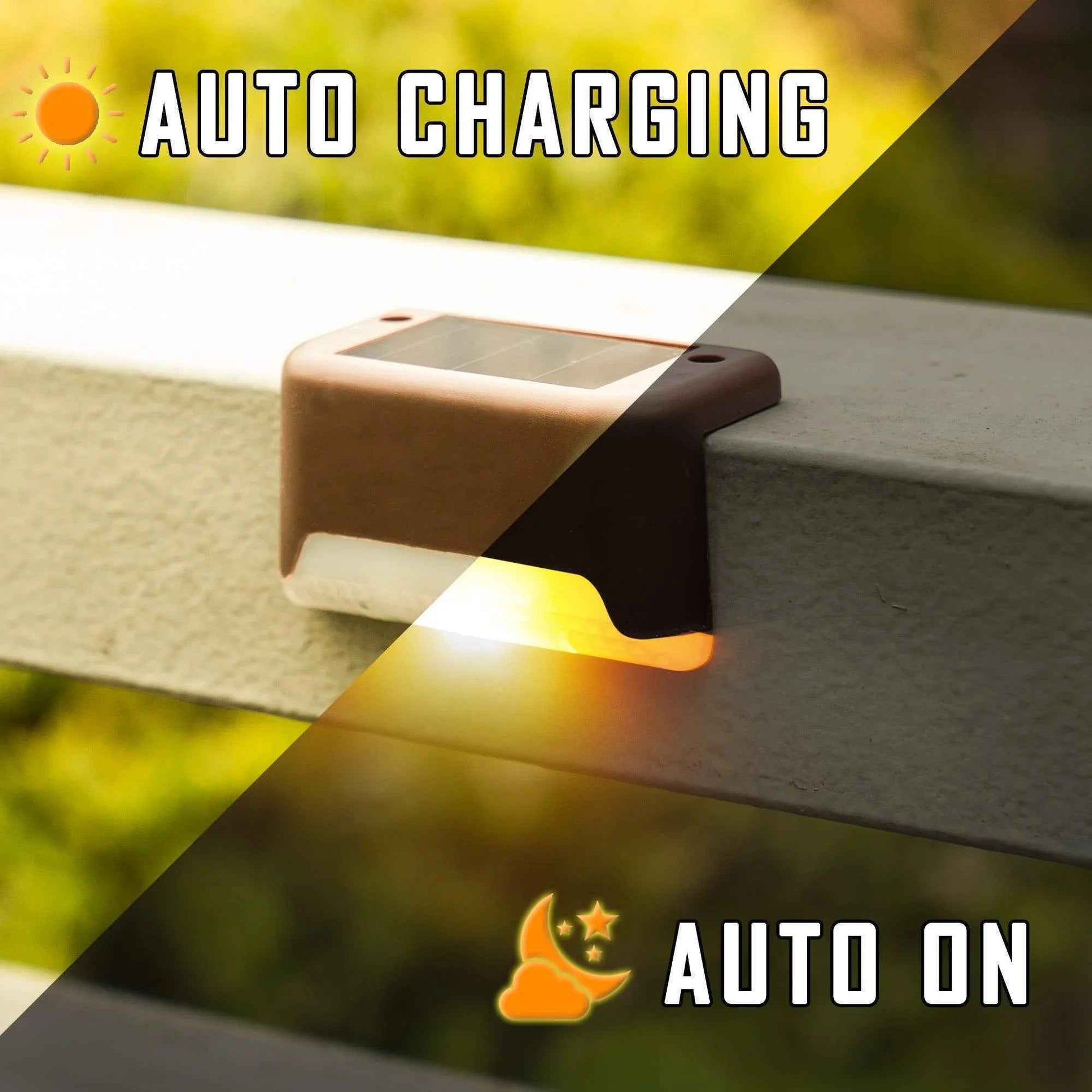 Synapik Solar Deck Lights, Automatically ON/OFF