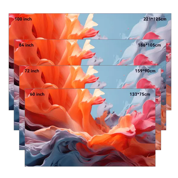 Synapik ALR Portable Projector Screen Pro - Foldable and Easy to Carry