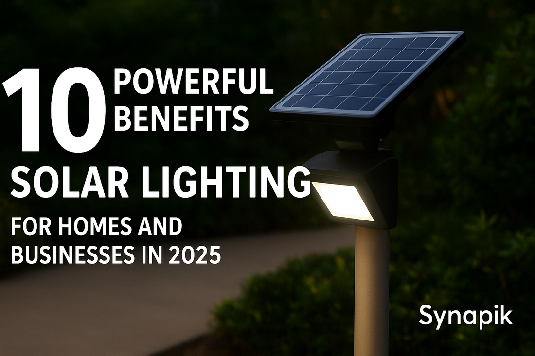 10 Powerful Benefits of Solar Lighting for Homes and Businesses in 2025