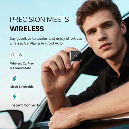 Synapik Mini 3.0 Ultra Cube wireless CarPlay Android Auto Adapter