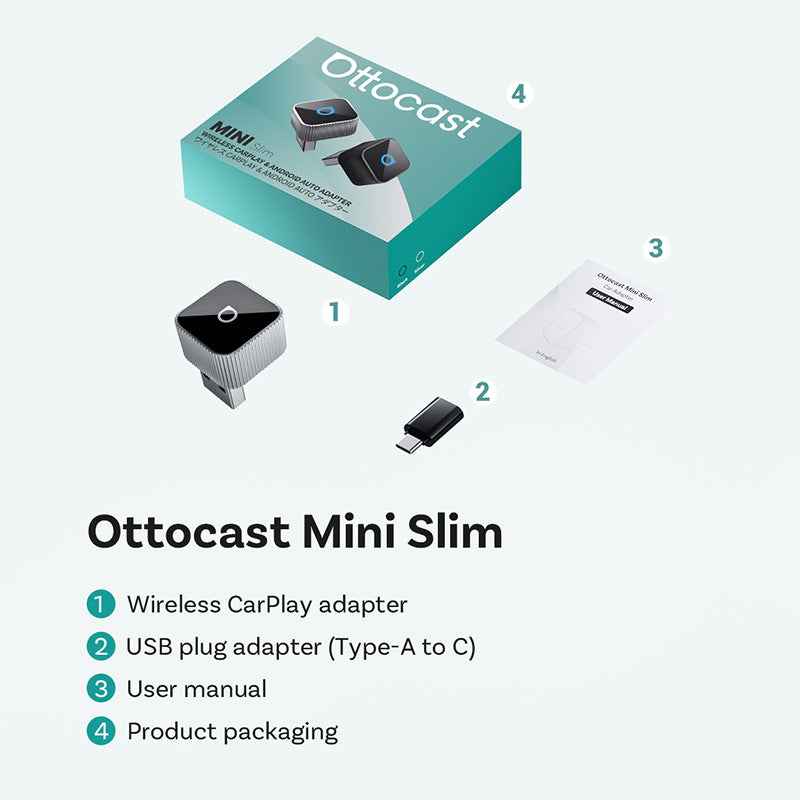 Synapik Mini 3.0 Ultra Cube wireless CarPlay Android Auto Adapter