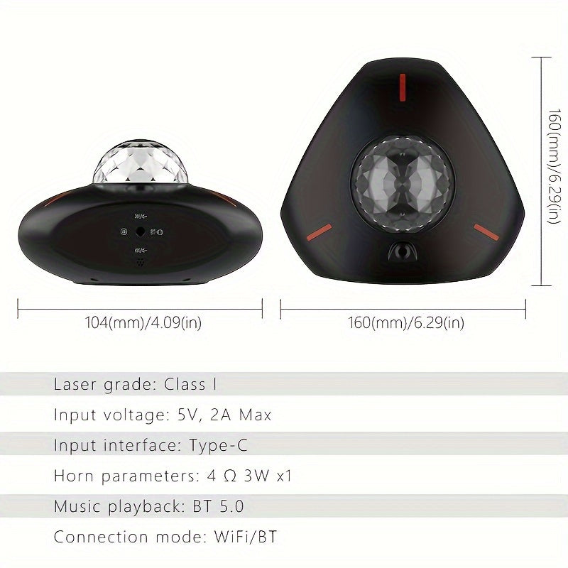 Synapik WiFi Smart Starry Sky Light Projector