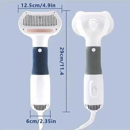 Synapik Pet Hair Dryer Comb - 3 in 1 Effortless Grooming Tool for Pets