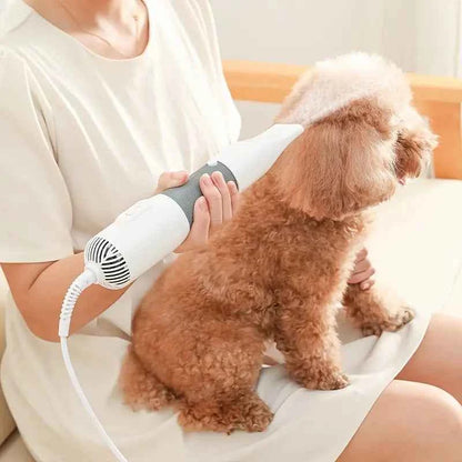 Synapik Pet Hair Dryer Comb - 3 in 1 Effortless Grooming Tool for Pets