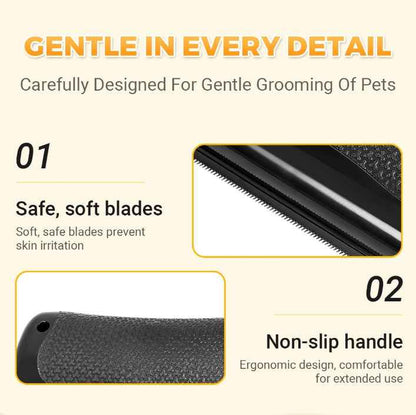 Synapik Pet Hair Detangling Comb - Multifunctional Grooming Tool for Effortless Care