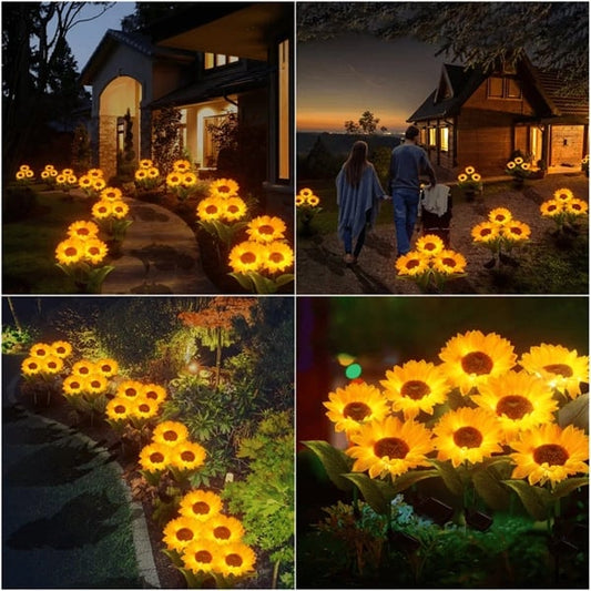 Synapik Waterproof Solar Sunflower Light