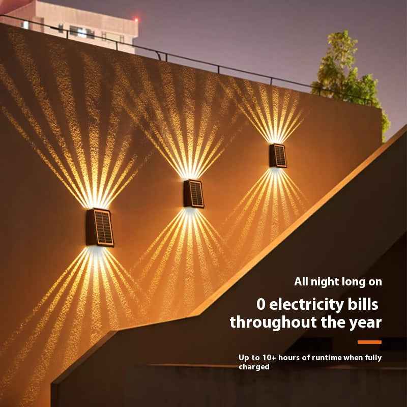 Synapik New Solar Waterproof Wall Washer Light - Outdoor Lighting Solution