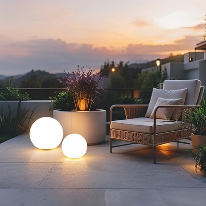 Synapik Waterproof Garden Ball Lights