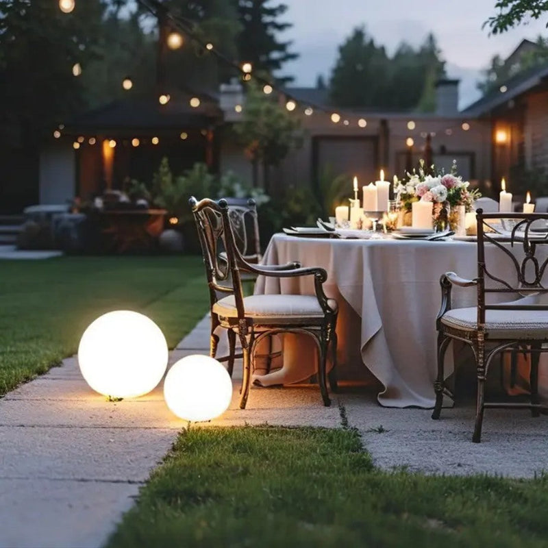 Synapik Waterproof Garden Ball Lights