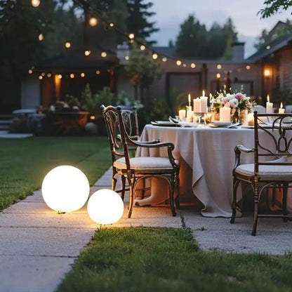 Synapik Waterproof Garden Ball Lights