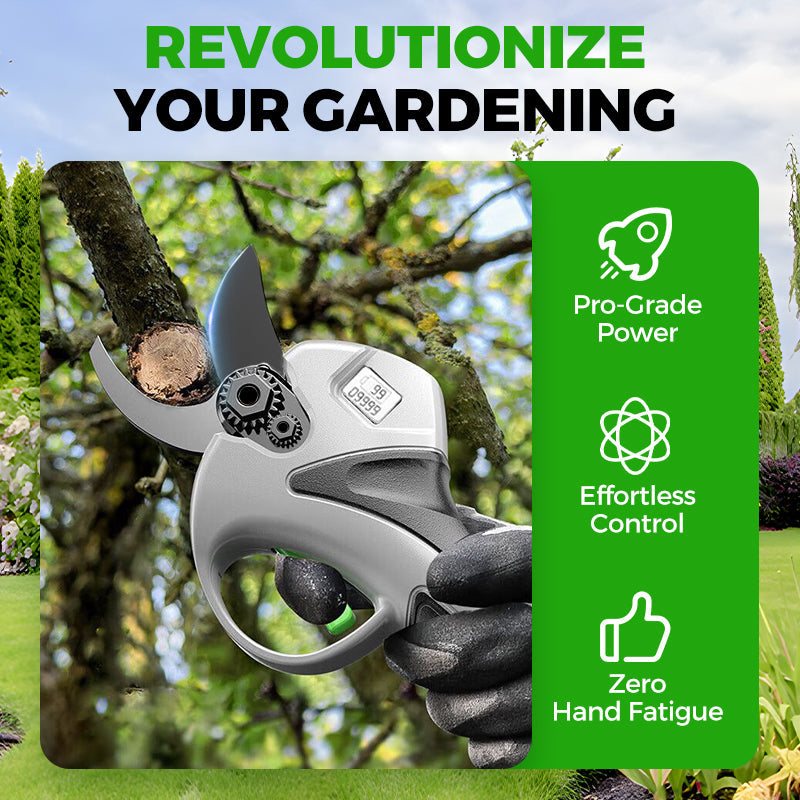 Synapik Electric Pruning Shears – Powerful Cordless Garden Tool with Battery & Charger