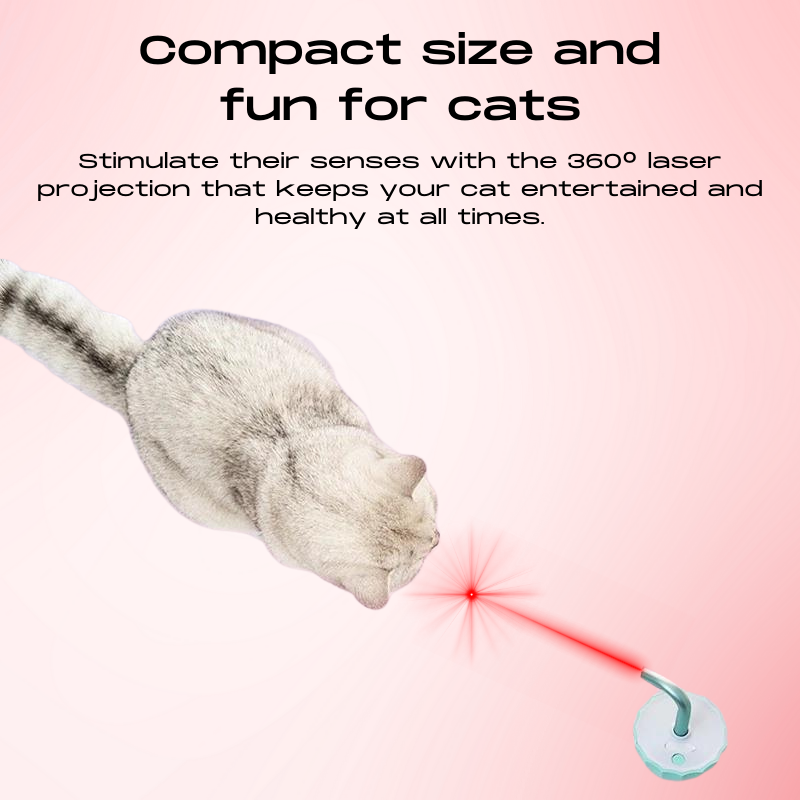 Synapik Automatic Cat Laser Toy - Engage Your Feline Friend with Interactive Fun