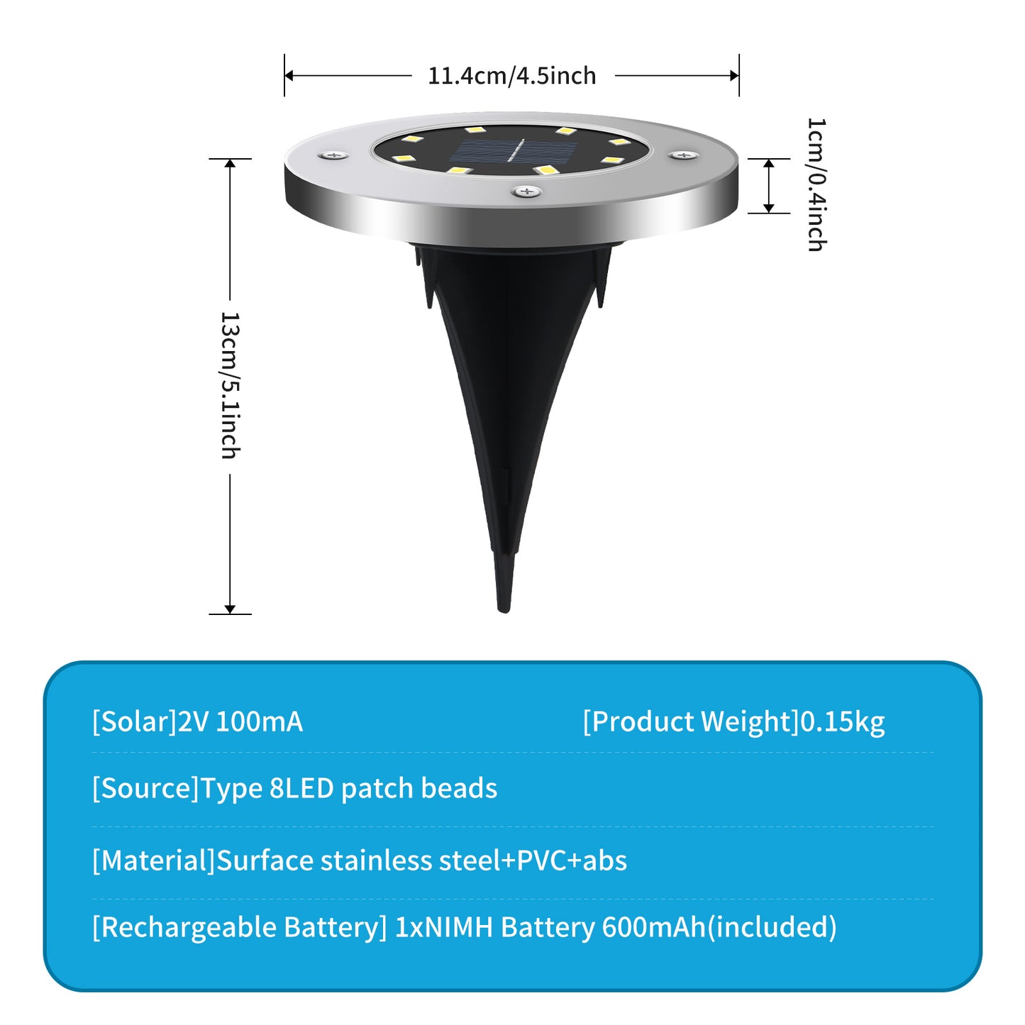 Synapik Solar floor lamp