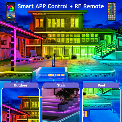 Synapik Smart Rainbow LED Permanent Outdoor Light - Smartlight
