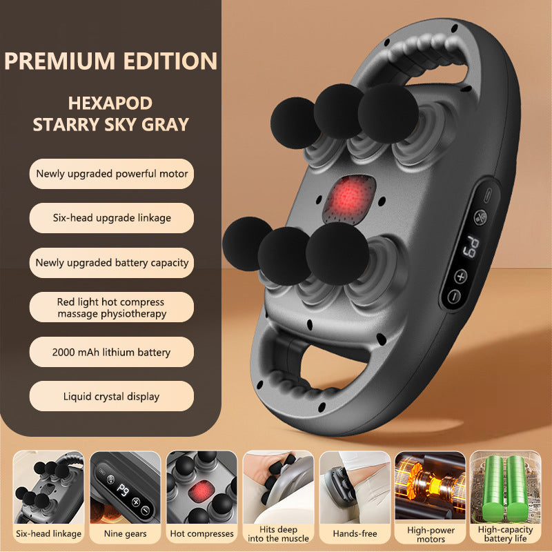 Synapik New Six-Head Deep Tissue Massage Device for Ultimate Relaxation