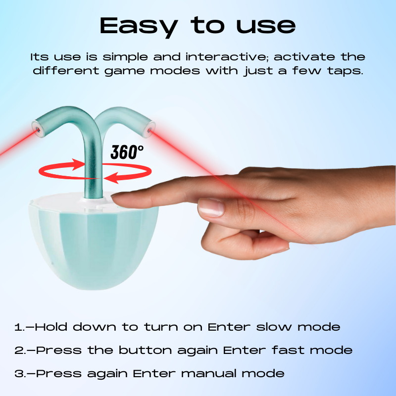 Synapik Automatic Cat Laser Toy - Engage Your Feline Friend with Interactive Fun