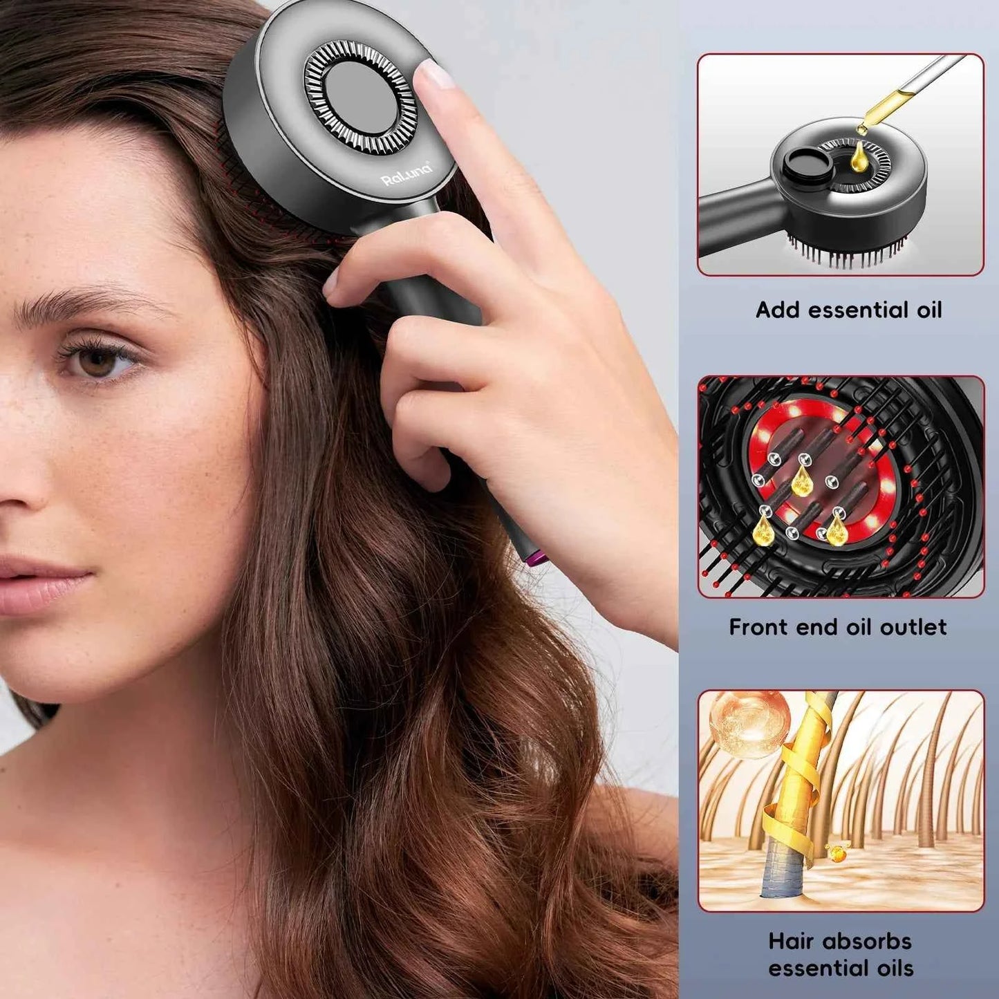 The Red Light Hair Growth Stimulator | Synapik Microcurrent Scalp Wand