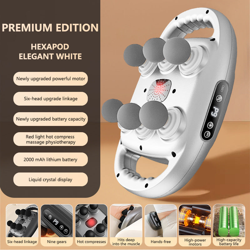Synapik New Six-Head Deep Tissue Massage Device for Ultimate Relaxation
