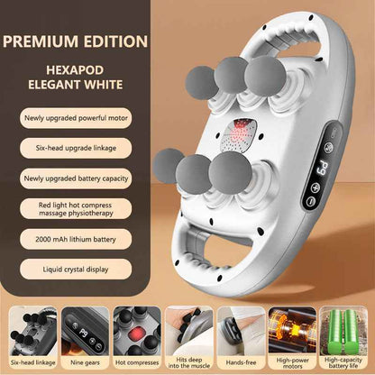 Synapik New Six-Head Deep Tissue Massage Device for Ultimate Relaxation
