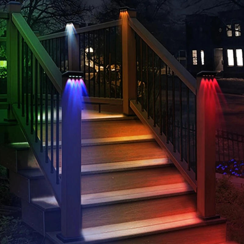 Synapik Solar Fence Light Sets