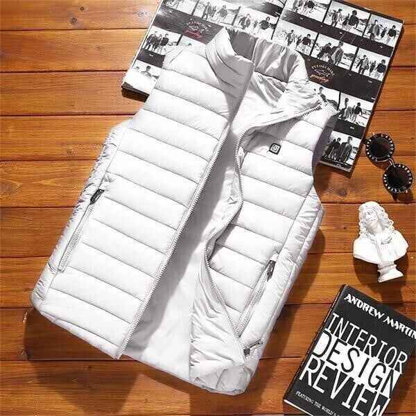 Synapik Two-touch LED Controller Heated Vest For Men & Women