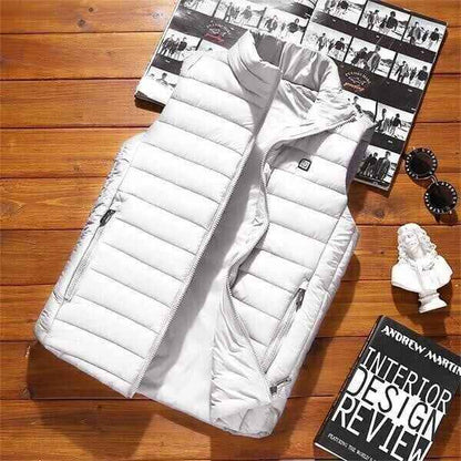 Synapik Two-touch LED Controller Heated Vest For Men & Women