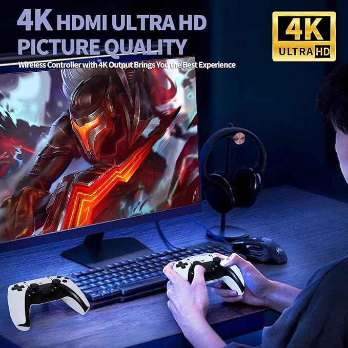 Synapik- WIRELESS CONSOLE 60,000+ LICENSED GAMES + 2 FREE CONTROLLERS