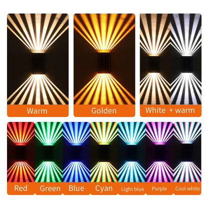 Synapik New solar outdoor waterproof wall washer light