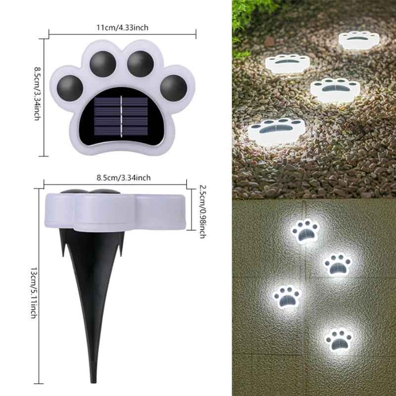 Synapik 4x Solar Paw Lights
