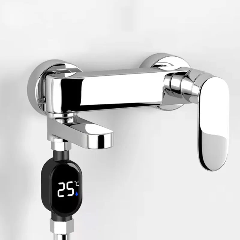 Synapik Smart Shower Temperature Display with External LED for Precise Control and Safer Shower Experience