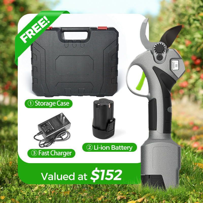 Synapik Electric Pruning Shears – Powerful Cordless Garden Tool with Battery & Charger