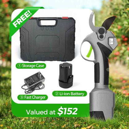 Synapik Electric Pruning Shears – Powerful Cordless Garden Tool with Battery & Charger