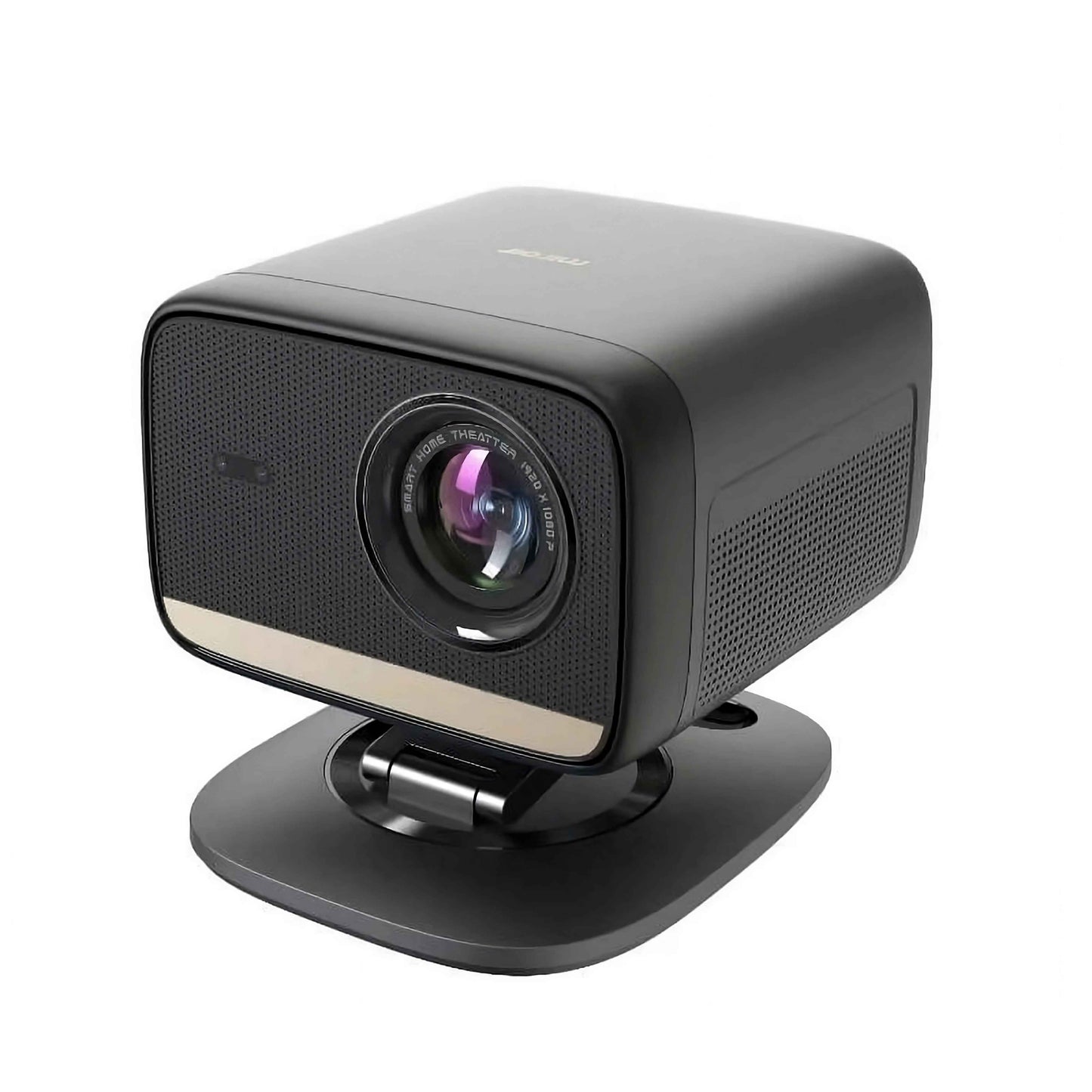 Synapik L810S Pro 1080P Smart Projector Bundle with Carrying Case, Foldable Screen, Remote, Accessories, and Built-In Streaming Apps, Auto-Focus, Dolby Audio, 4K Support