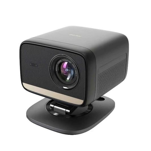 Synapik L810S Pro 1080P Smart Projector Bundle with Carrying Case, Foldable Screen, Remote, Accessories, and Built-In Streaming Apps, Auto-Focus, Dolby Audio, 4K Support