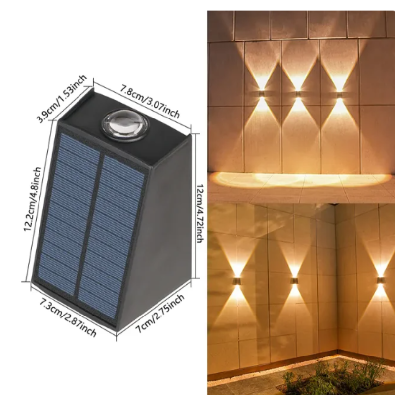 Synapik Solar Outdoor Wall Lights