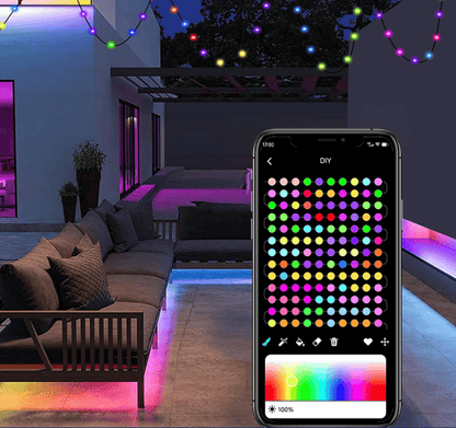 Synapik Smart Rainbow LED Permanent Outdoor Light - Smartlight