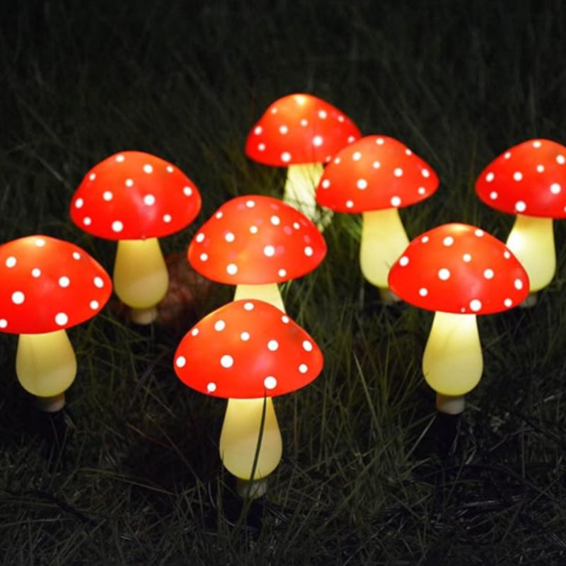 Synapik Colorful Solar Mushroom Lights