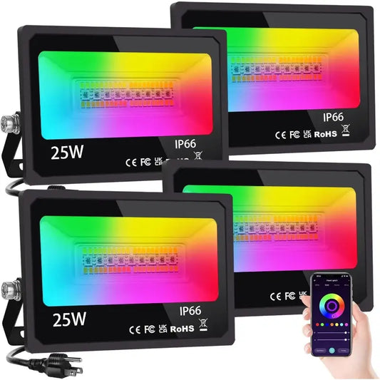 Synapik LED RGB Outdoor Floodlight