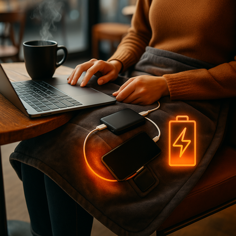 Synapik Best Winter Gifts Favorite Portable Heated Shawl