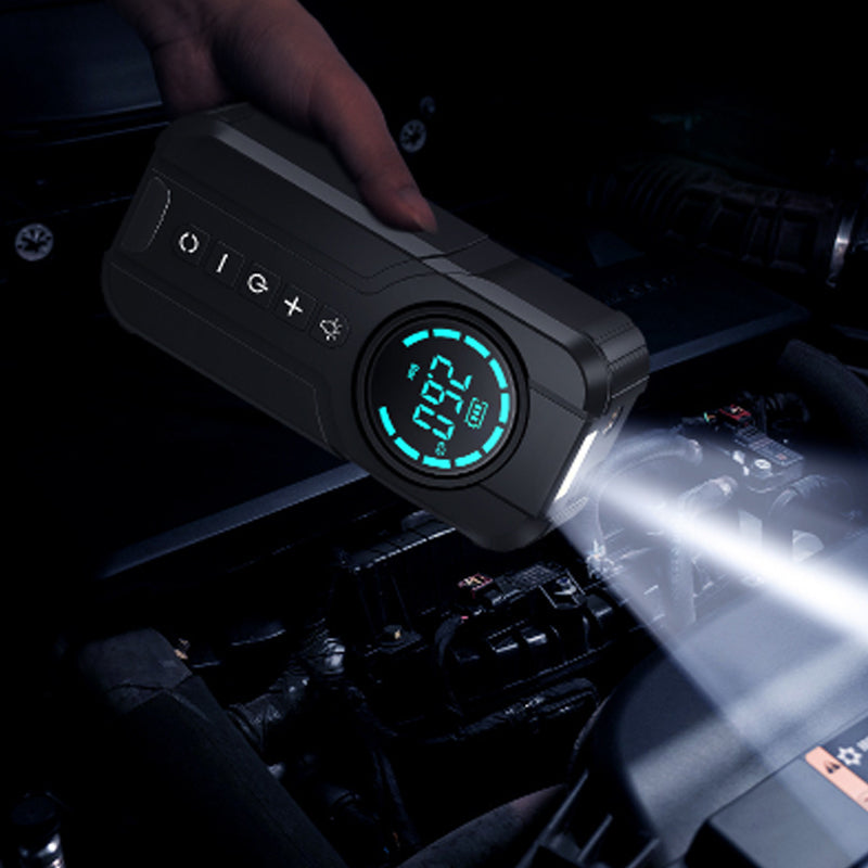 Synapik Car Emergency Power Supply, All-in-One Jump Starter, Air Pump, and Power Bank