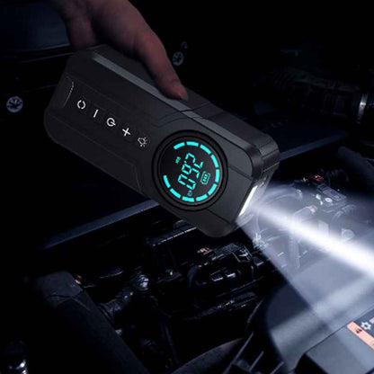 Synapik Car Emergency Power Supply, All-in-One Jump Starter, Air Pump, and Power Bank