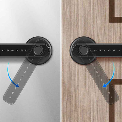 Synapik Fingerprint Smart Door Lock Handle With Bluetooth APP Control
